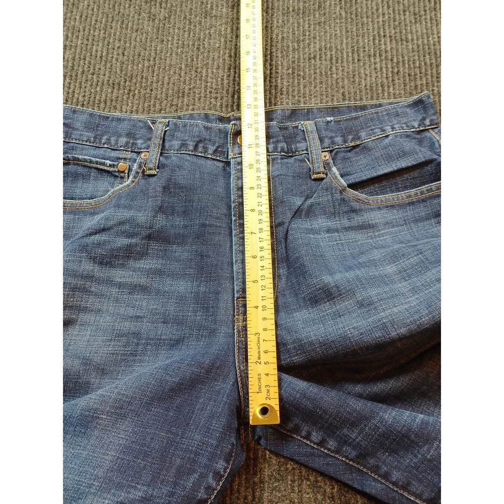 Lucky Brand Men Blue Jeans 329 Classic Straight Leg 36 X 34 Dark Wash‎ Casual